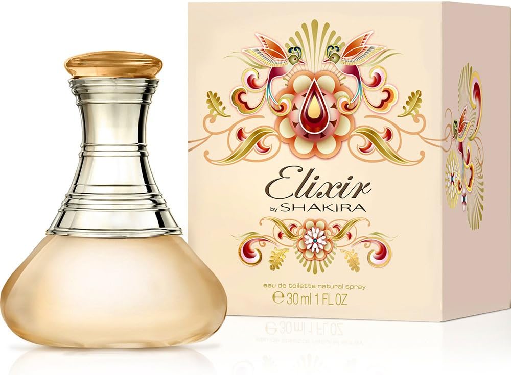 Shakira Elixir for Women Eau De Toilette Spray, 1 Ounce