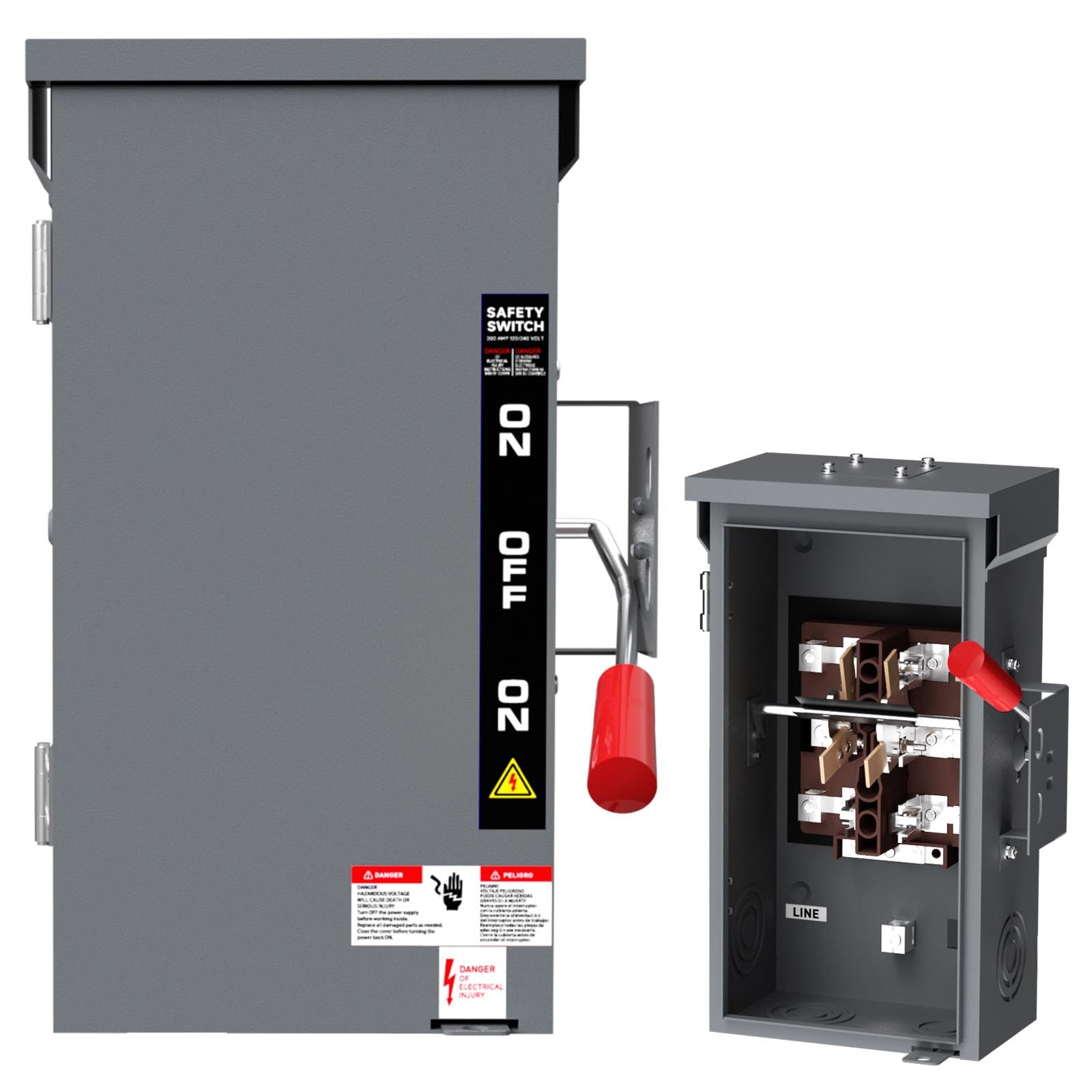 Photo 1 of POOAMY 200 Amp Manual Generator Transfer Switch