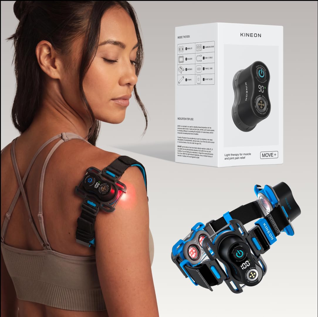 Kineon Move+ Red Light Therapy Wrap – LED Light Therapy for Targeted Muscle Recovery, Inflammation, Joint Health & Mobility - Portable & Hands-Free Infrared Light Therapy for Body — Amazon image 9