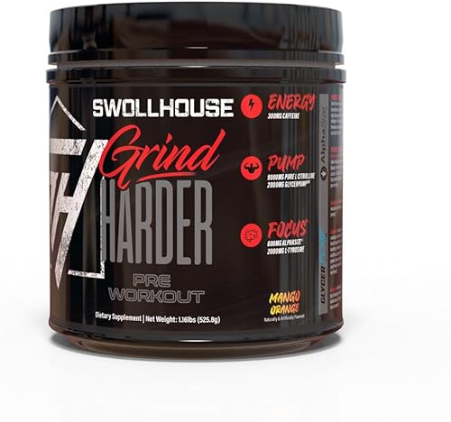 Miniatura 2 de SWOLLHOUSE Grind Harder Pre Workout (Mango Orange)