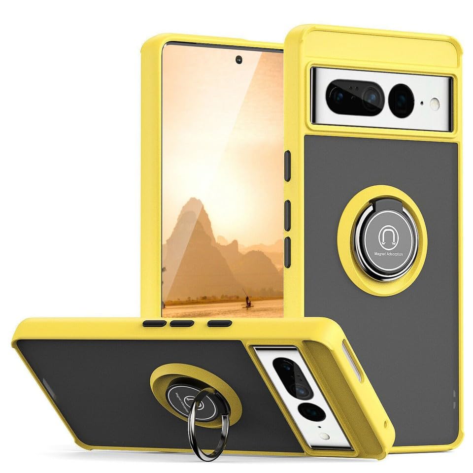 Coque Google Pixel 6 Pro jaune pour protection quotidienne