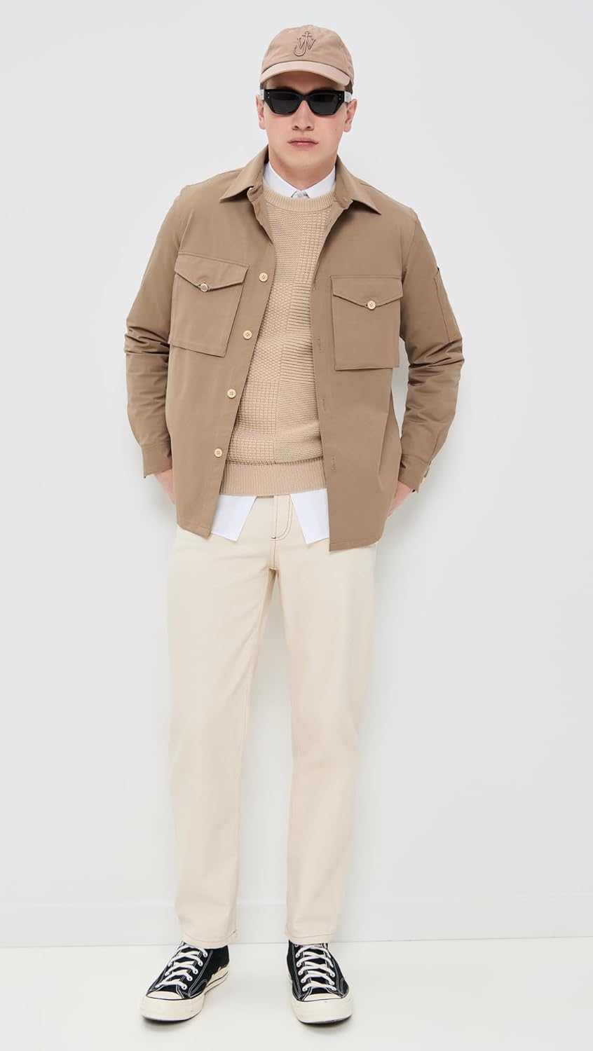 Paul Smith Mens Ps Men's Monochrome Shirt Jacket - Image 3