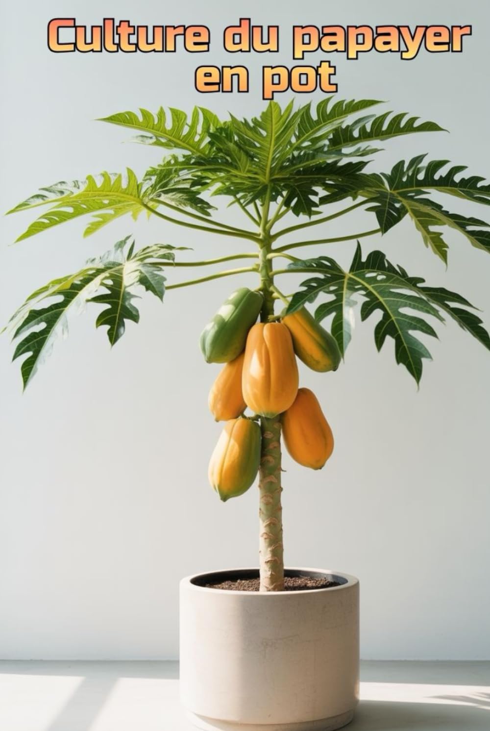 Culture du papayer en pot: Guide complet étape par étape pour cultiver des papayes chez soi ou en appartement : de la plantation à la récolte (fruits)
