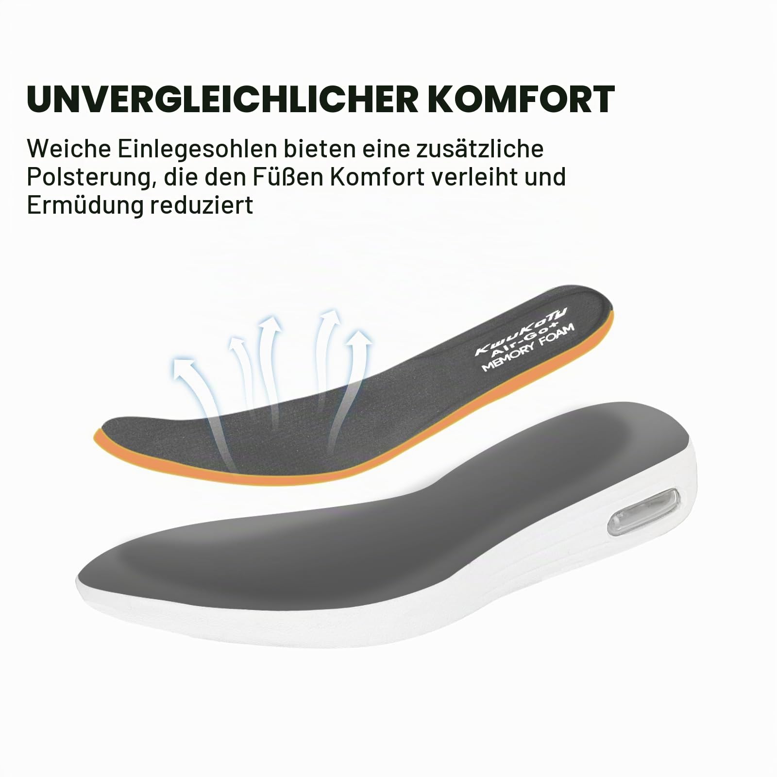 Diabetiker Schuhe Herren Damen, Orthopädische Schuhe Extra Weit Grau Größe 43