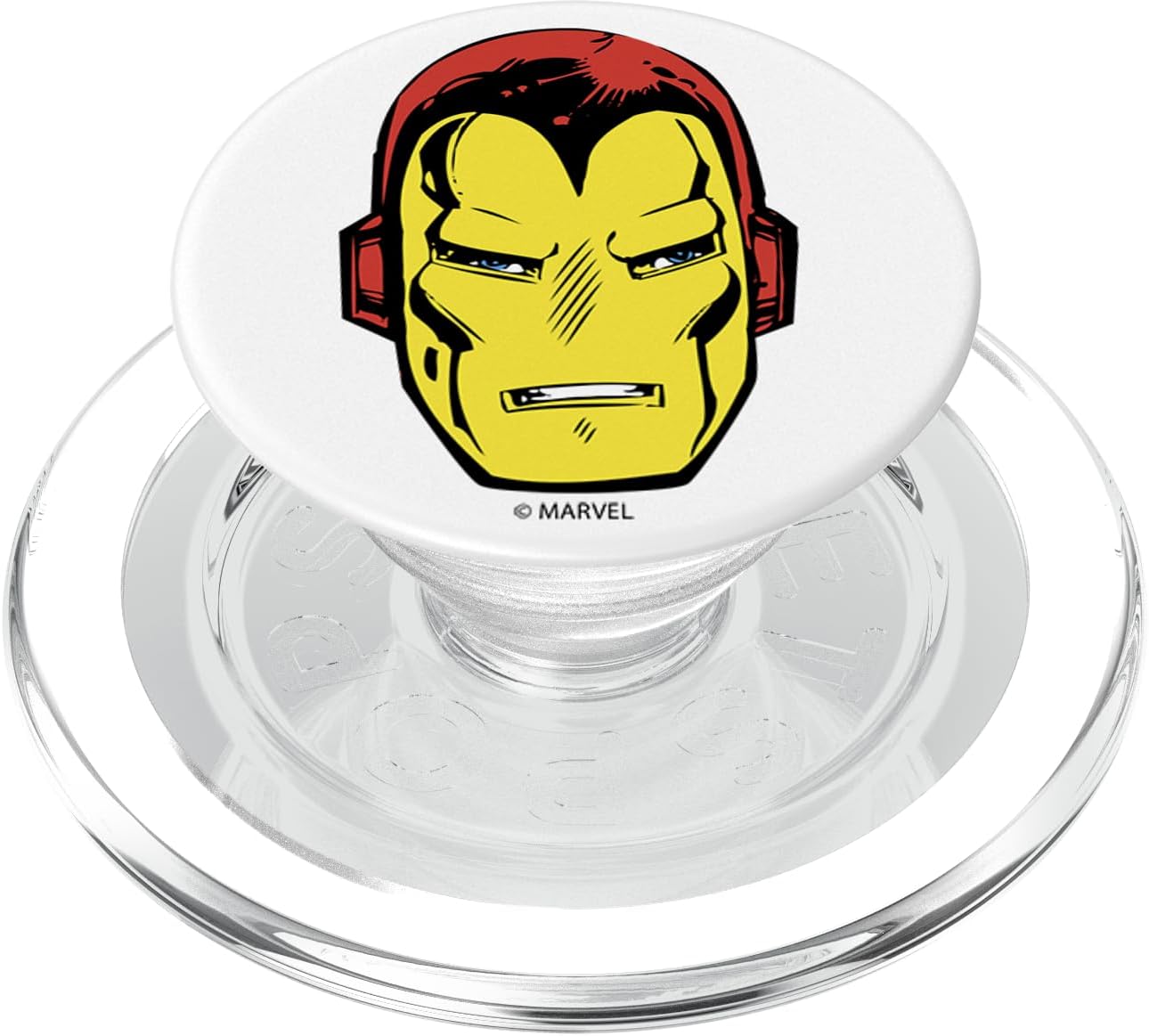Marvel Iron Man Comic Portrait Head PopSockets MagSafe PopGrip for iPhone