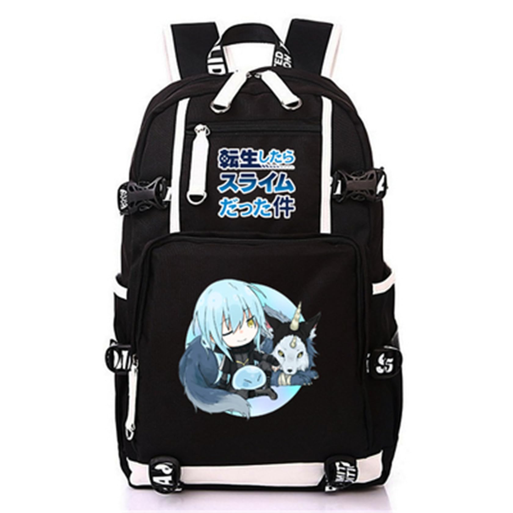 ISaikoy Anime That Time I Got Reincarnated as a Slime Backpack Bookbag Daypack School Bag Laptop Bag A14