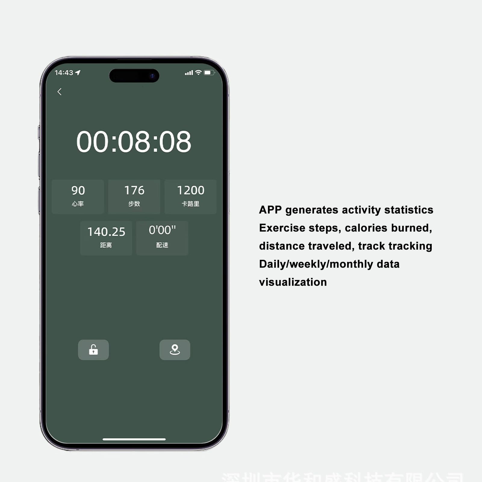 Wearable Smart Ring, Smart Health Ring, Ceramic Stainless Steel Sleep Monitoring, Phone Camera Control, IP68 with APP for Men Women (No. 10)