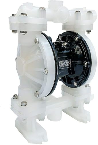 Miniatura 6 de Bomba de diafragma operada por aire Bomba de transferencia de doble diafragma de 1 pulgada de entradasalida Bomba de diafragma de plásticos de