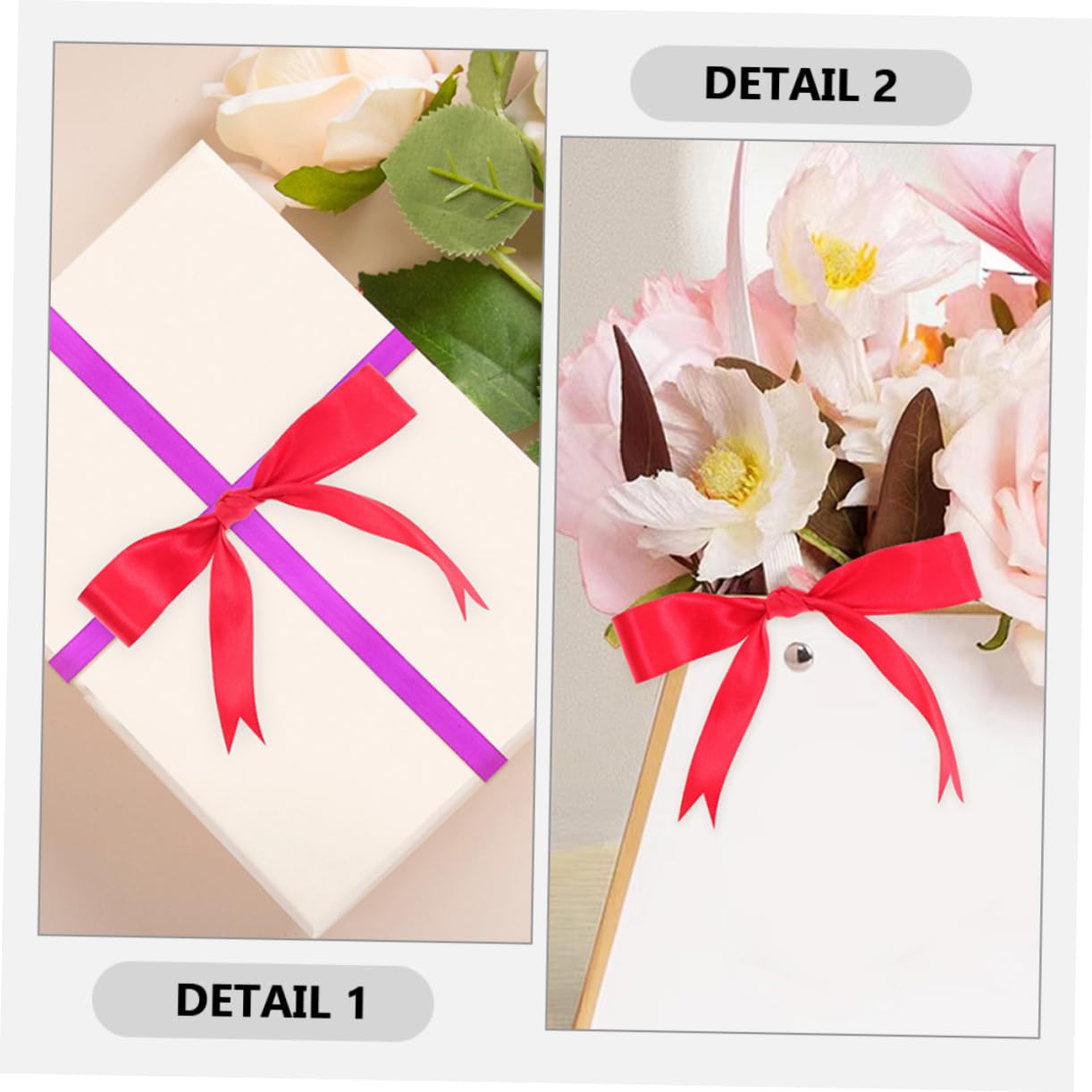 12rollos Cintas De Satinado Anchas Para Manualidades y Envolver Regalos