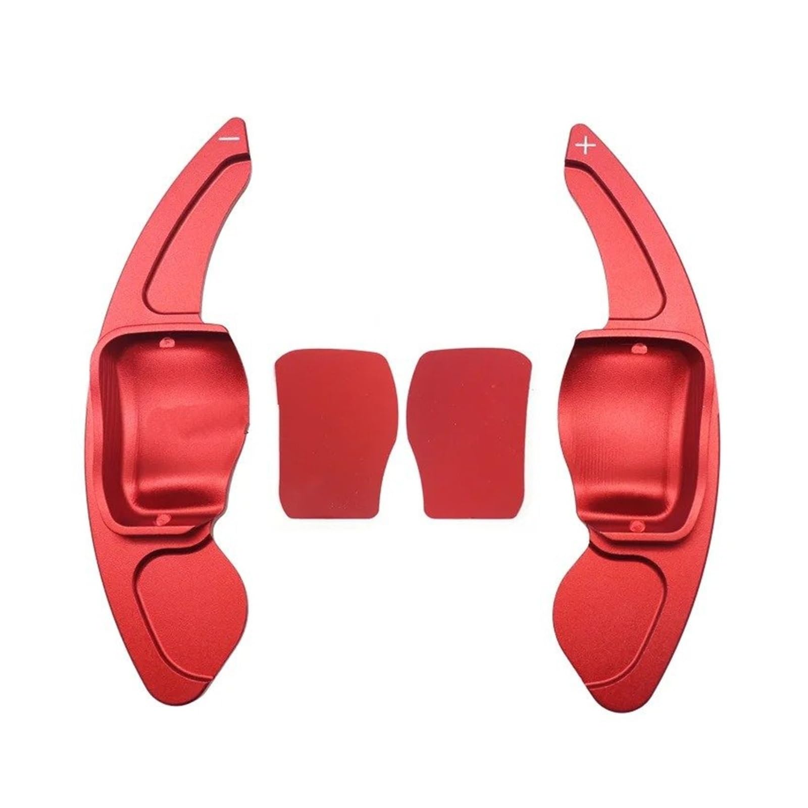 Xxiucj Car Paddle Shifter Extensions for VW for Tiguan for Golf 6 for MK5 MK6 for Jetta for GTI for R20 R36 6R for Scirocco Steering Wheel Paddle Shifters(Red)