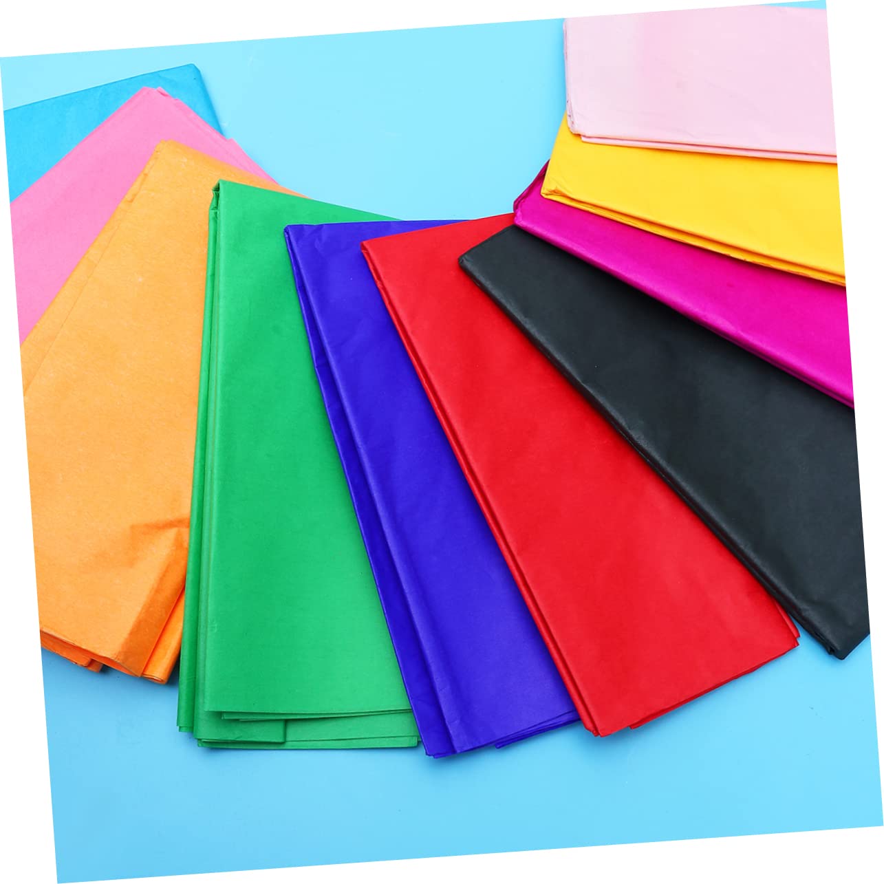 TOYANDONA 100pièces Papier Fin Pour Origami Loisirs Créatifs Et Emballage Cadeaux Différentes