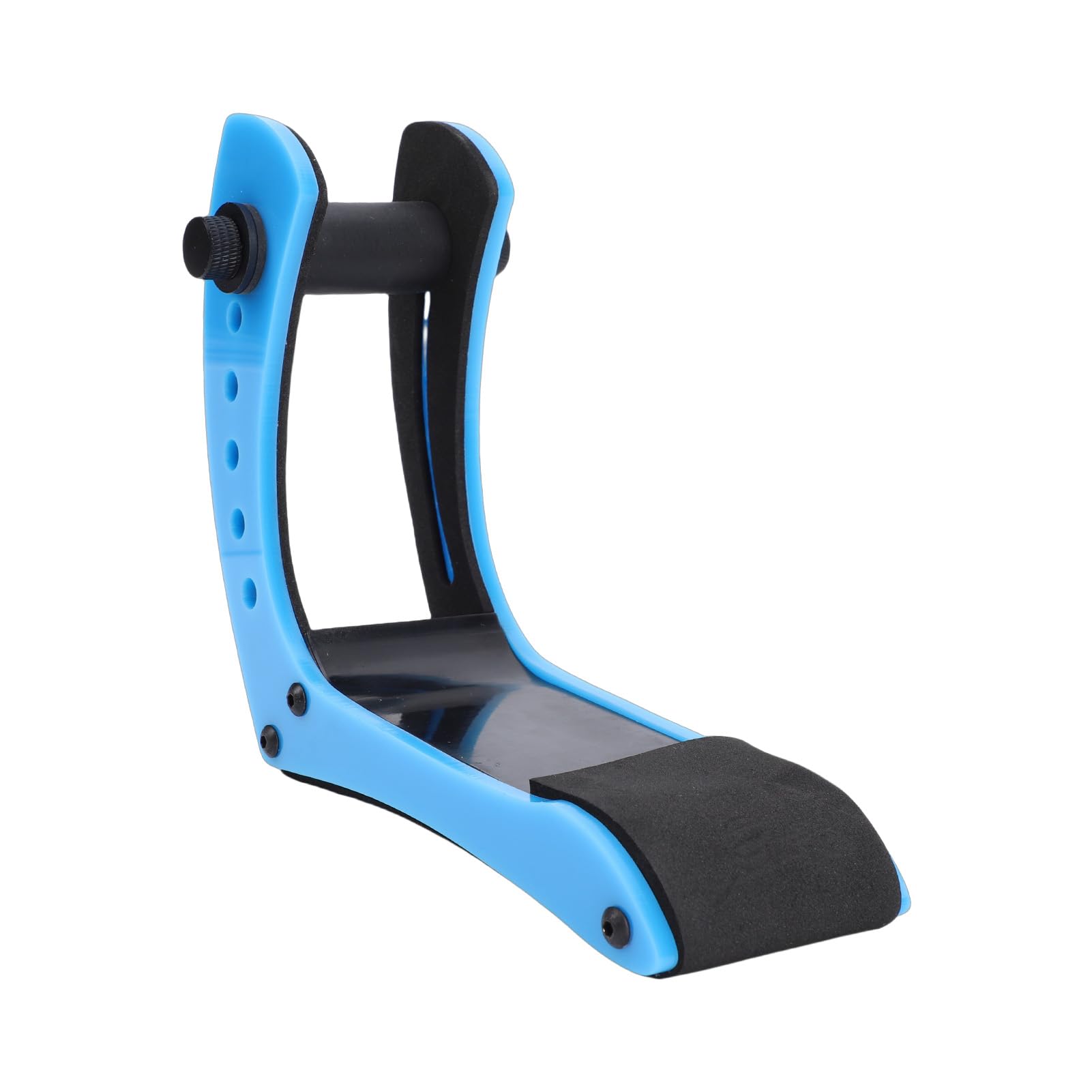 VBESTLIFE Support de Guitare électrique Ergonomique, Hauteur Réglable à 6 Positions, Support de Jambe de Repose-pieds, de Jambe de Guitare électrique (BLUE)