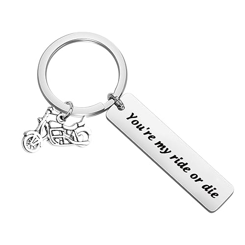 BAUNA Boyfriend Keychain You’re My Ride Or Die Key Rings
