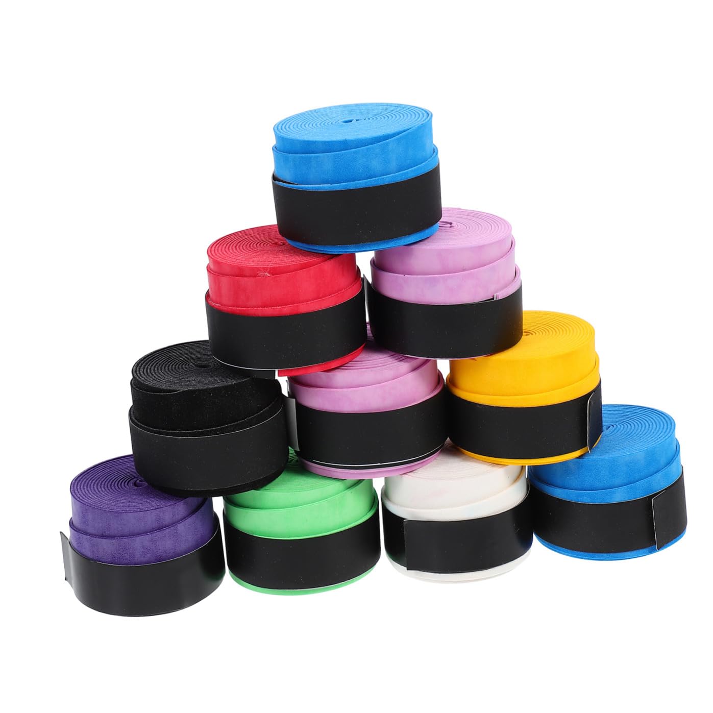 Abaodam 36pezzi Racket Overgrips Antiscivolo per Tennis e Badminton Nastro Grip Assorbente per Sudore Pu Design Comfort e Controllo per Giocatori Sportivi