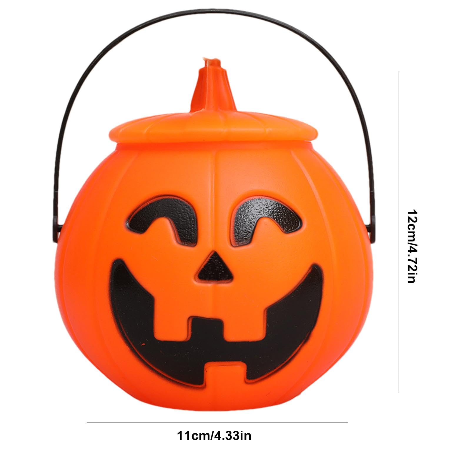 Amazon.co.jp: かぼちゃおやつバケツ、ハロウィンかぼちゃバケツ