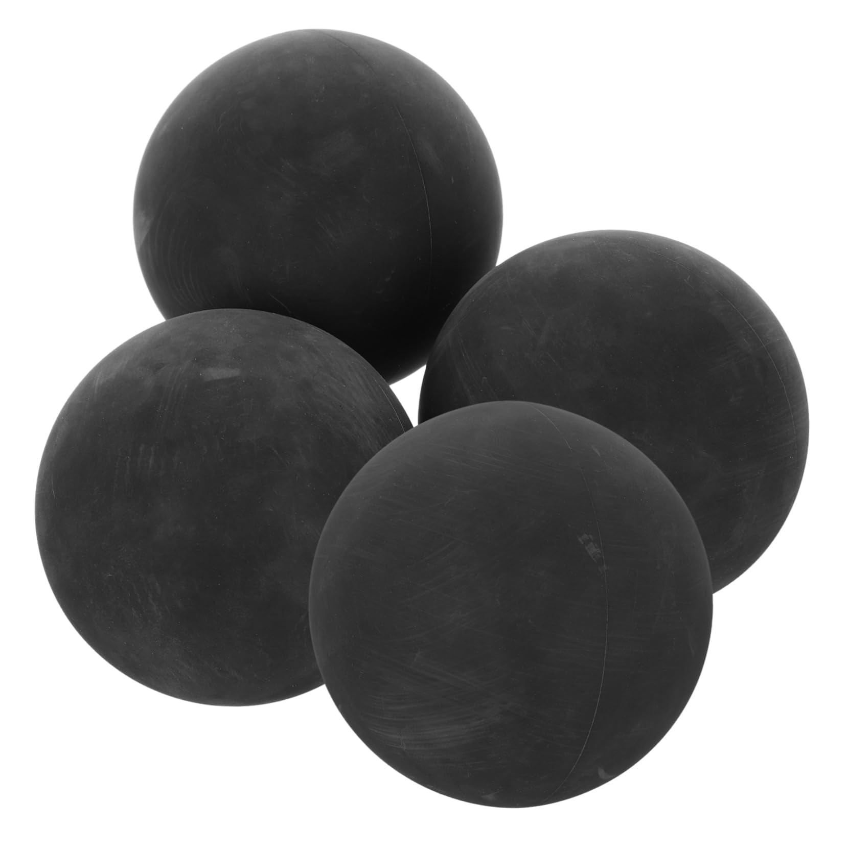 Generisch 4 StüCk Mini-Bounce-BäLle Aus Gummi 2.17In Hohler Reaktionstrainingsball FüR Hand-Auge-Koordination Indoor Und Outdoor Trainingskugeln