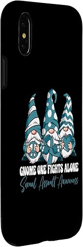 Miniatura 9 de Funda para iPhone 13 Pro Max Gnome One Fights Alone Sexual Assault Awareness