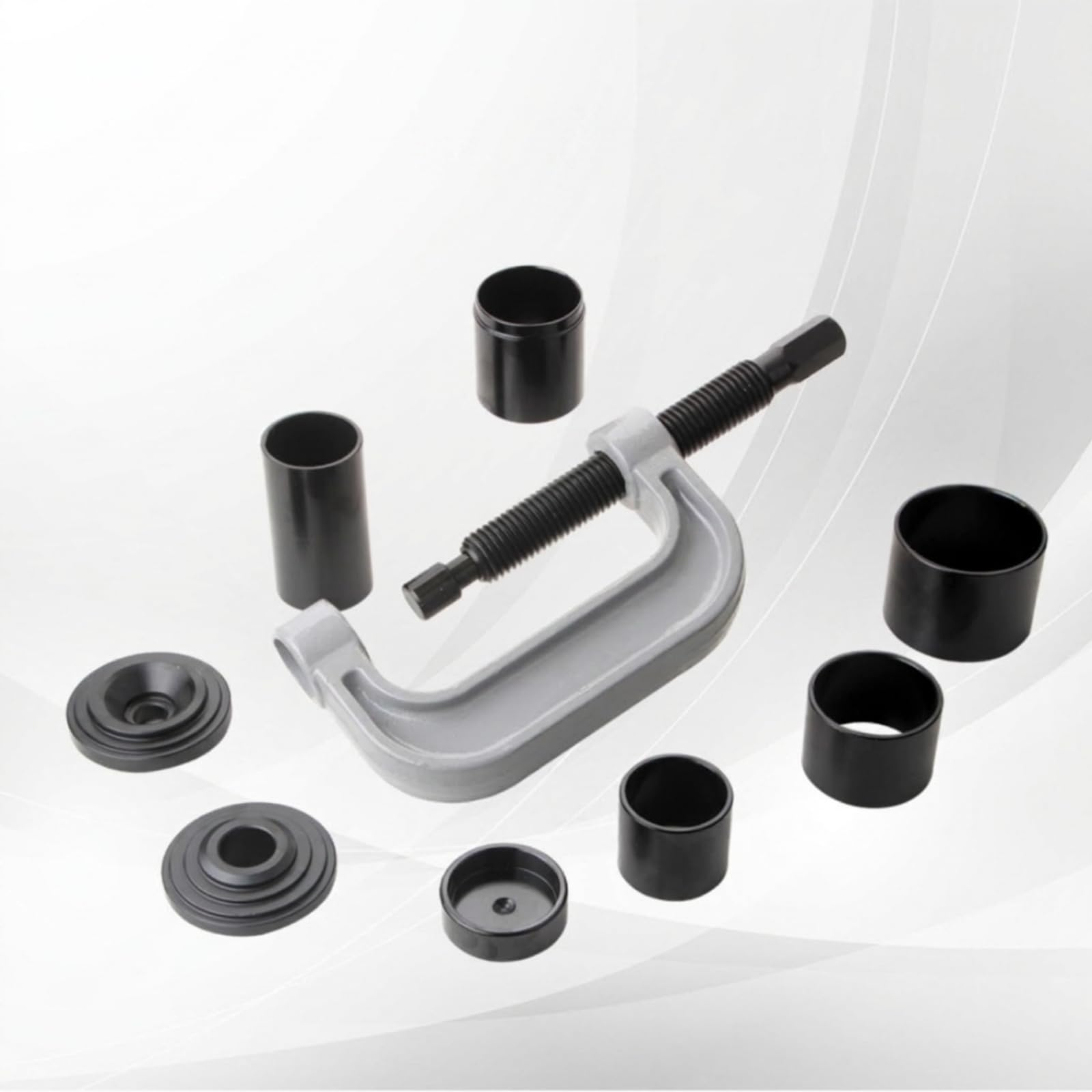 Qianly 10 Pezzi Estrre attatori Professionale Pressa Versatile Attrezzo per Meccanici, Officina, Garage