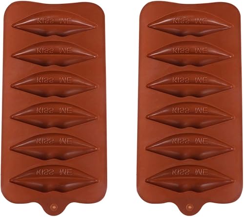Miniatura 7 de Moldes de silicona para paletas de chocolate, 2 unidades, moldes de chocolate con formas elegantes, moldes antiadherentes para dulces, moldes de