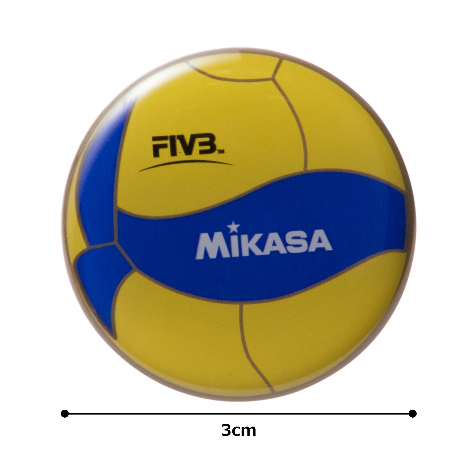 ミカサ Mikasa キーホルダーバレーボール Ac Kc0w Jp ブルー イエロー バレーボール アクセサリー 記念品 ファングッズ 21高い素材