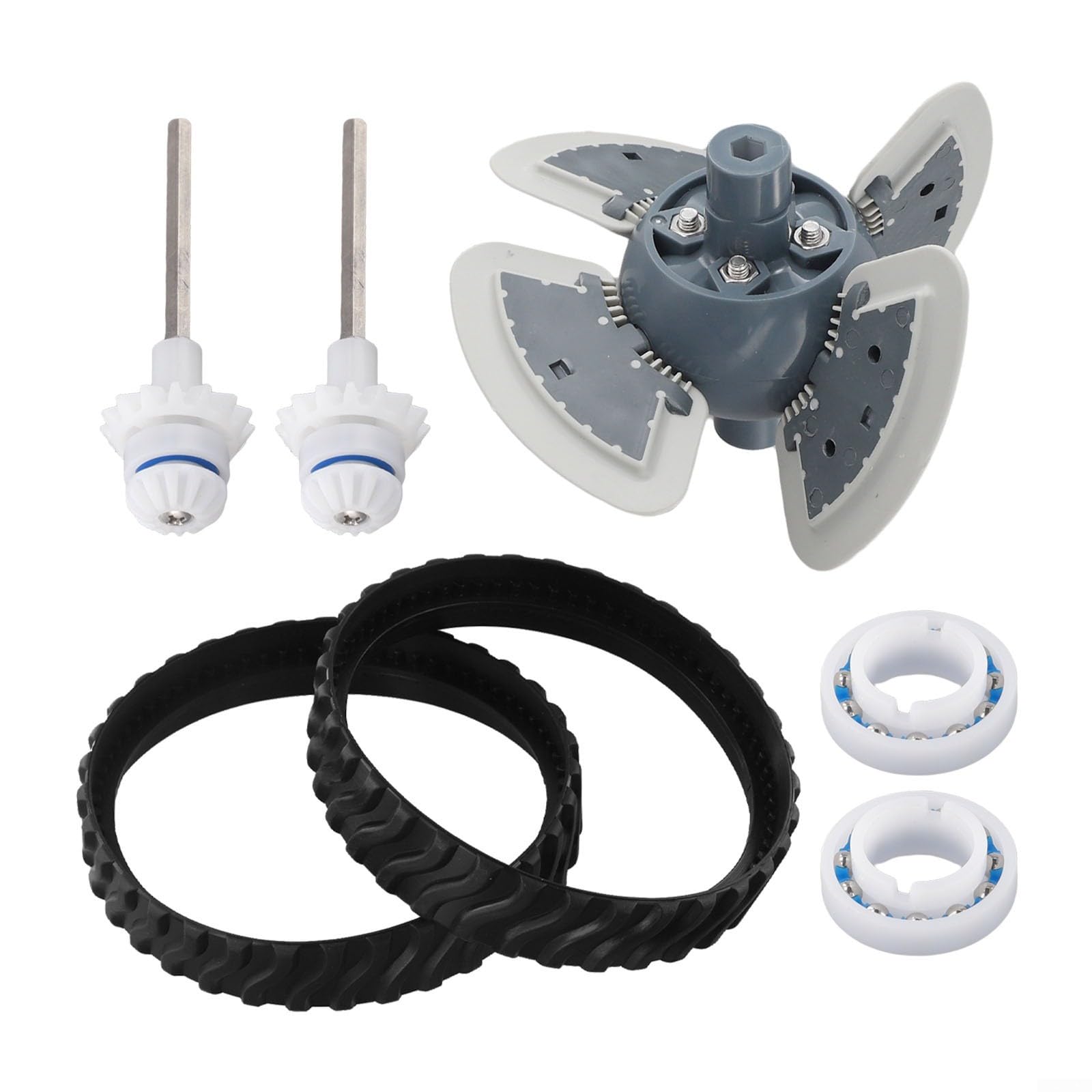 Kit Tune Up para Zodiac Baracuda MX8 y MX6 con motor R0524900 cadenas R0526100 y ejes de transmisión R0525100 para mantenimiento de limpiadores de piscinas