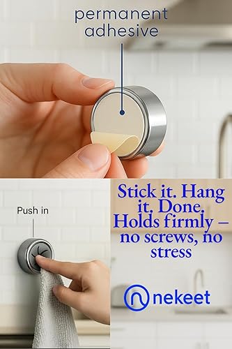 Miniatura 7 de NEKEET Juego de dispensador de jabón de cocina todo en uno con soporte para esponja, dispensador de jabón para platos de acero inoxidable para