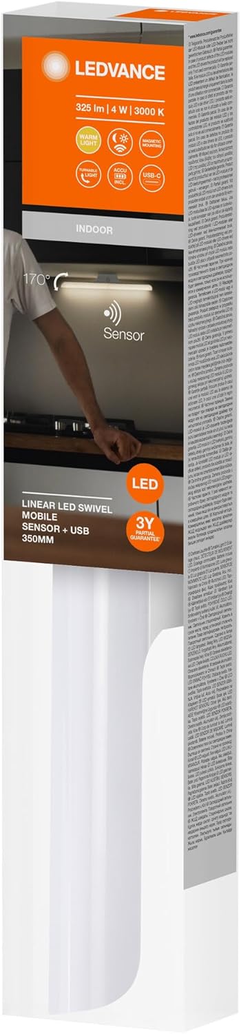 LEDVANCE LINEAR LED SWIVEL Under Cabinet Light Packaging