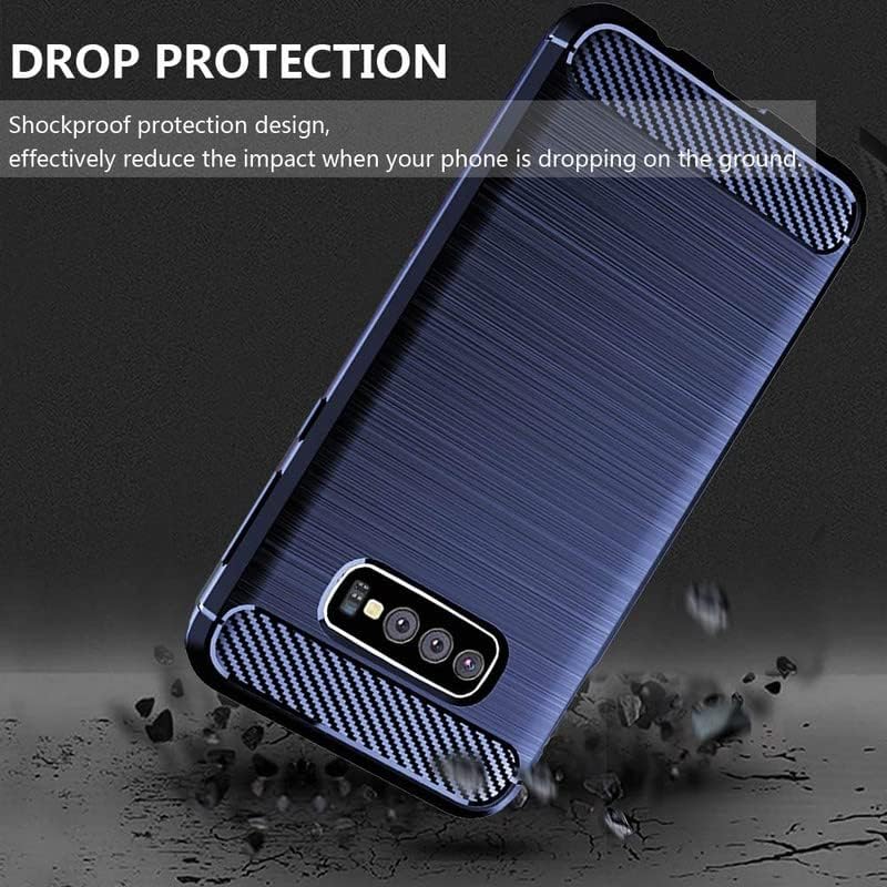 Image of Basic Case for Samsung Galaxy S10E (Carbon Fibre Blue)