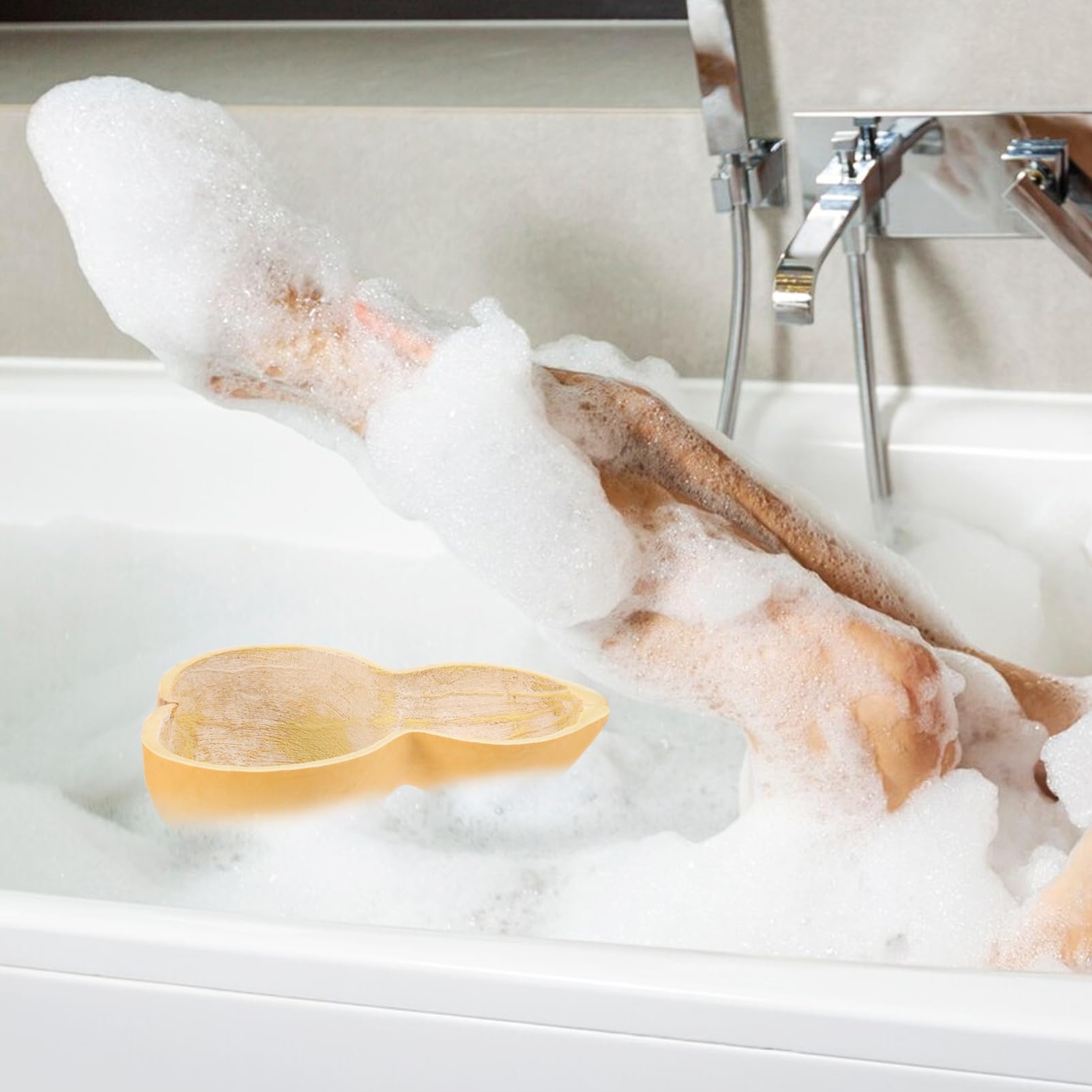 MAGICLULU 4pièces Louche Gourde Chinoise Pour Bain Et Spa Outil Multifonctionnel Pour Lavage De Cheveux Cuisine Jardinage Et Plus