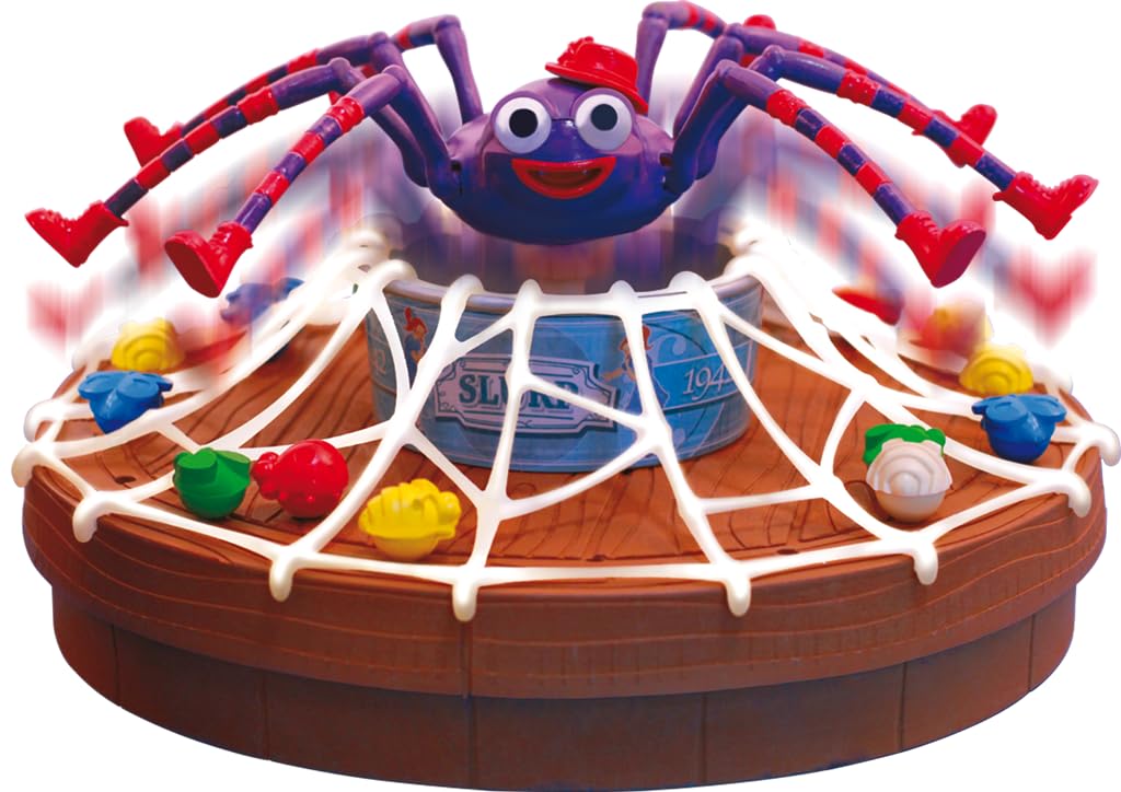 Asmodee - Miss Kipik - Jeu de Société pour Enfants dès 4 Ans- Jeu d'action & d’Adresse - Délivrez Les Insectes de la Toile d'Araignée - pour Jouer en Famille - 2 à 6 Joueurs - 15 Min
