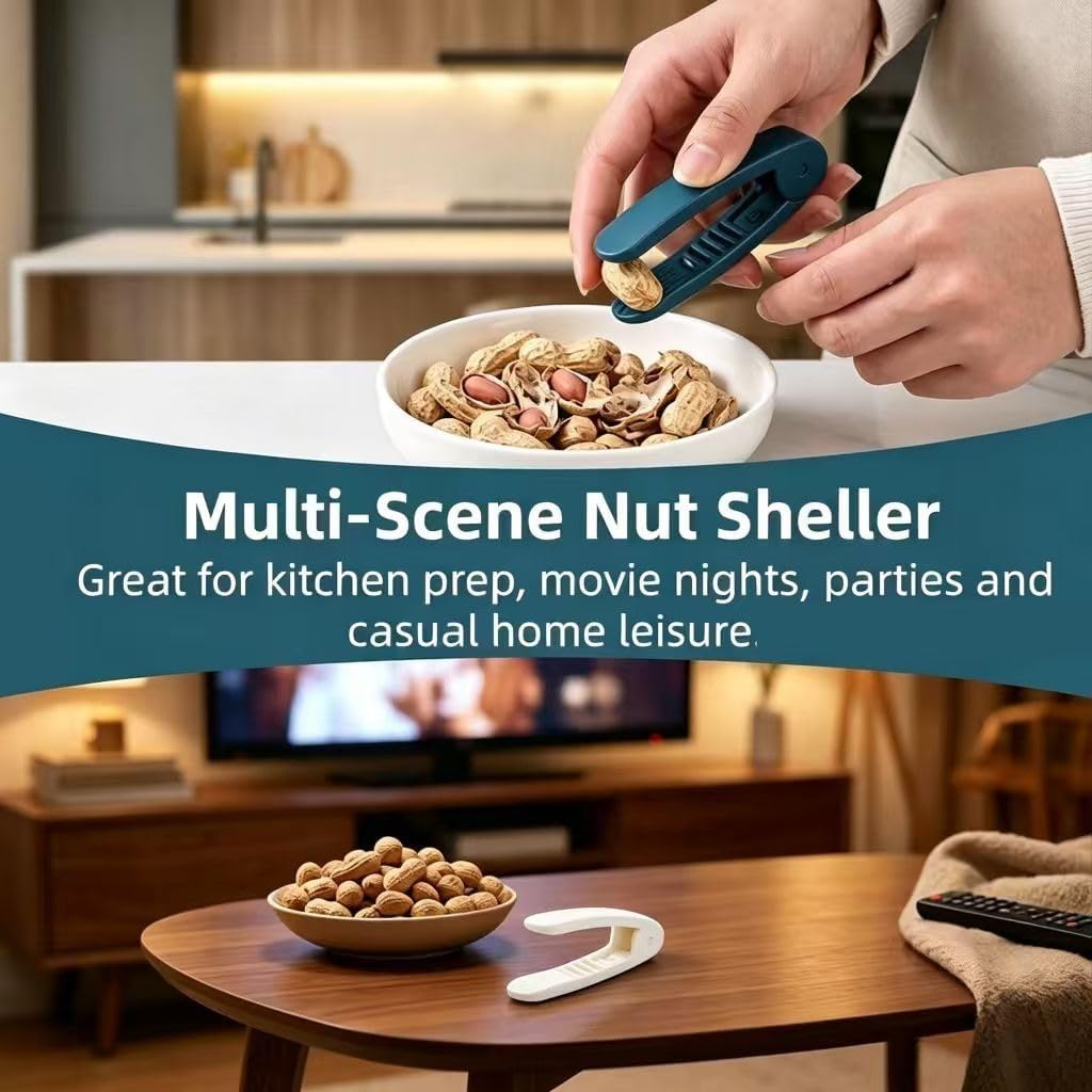 2 Pcs Peanut Sheller Opener Manual Nutcracker