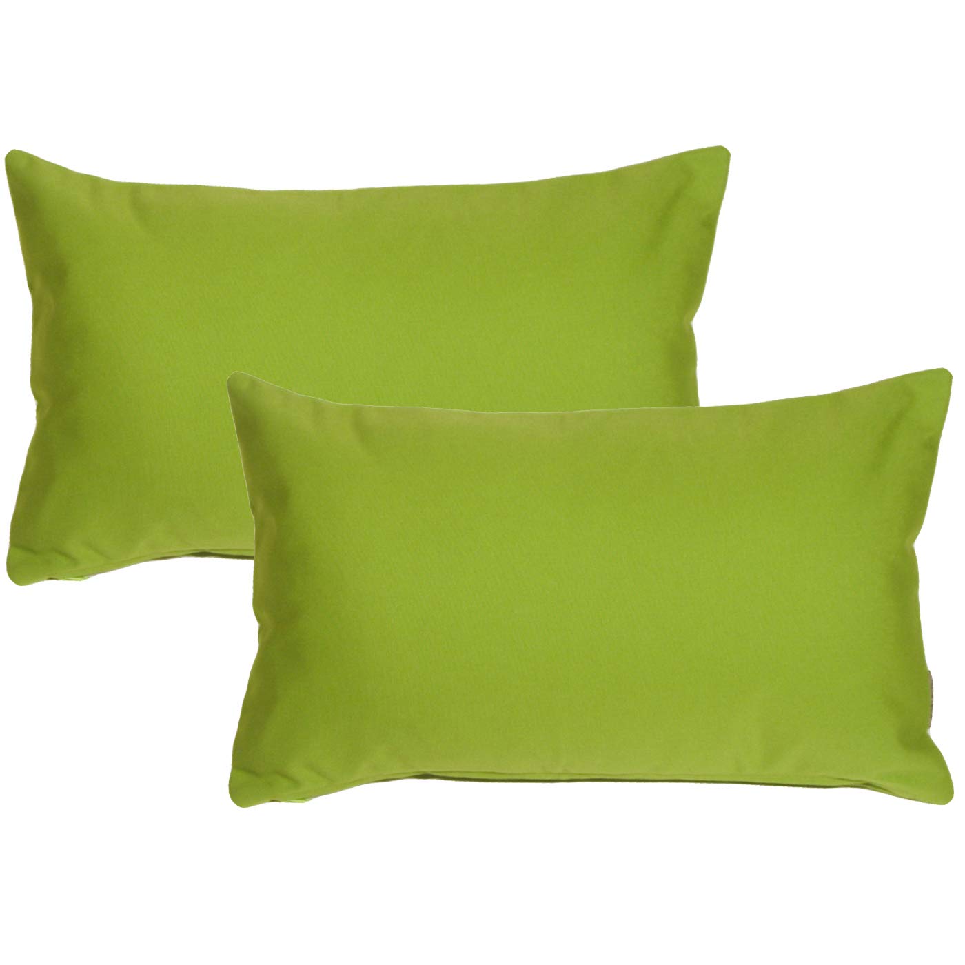 PILLOW DÉCOR Sunbrella Outdoor Pillow, Macaw Green, 12