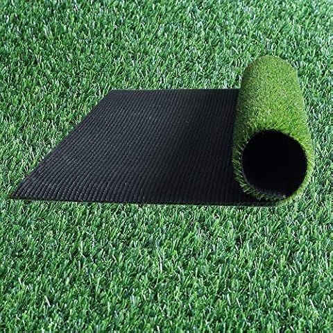 Artificial Grass Turf Lawn-4 x 10 Feet, 0.7" Indoor Outdoor Garden Lawn Landscape Synthetic Grass Mat Fake Grass Rug Cover