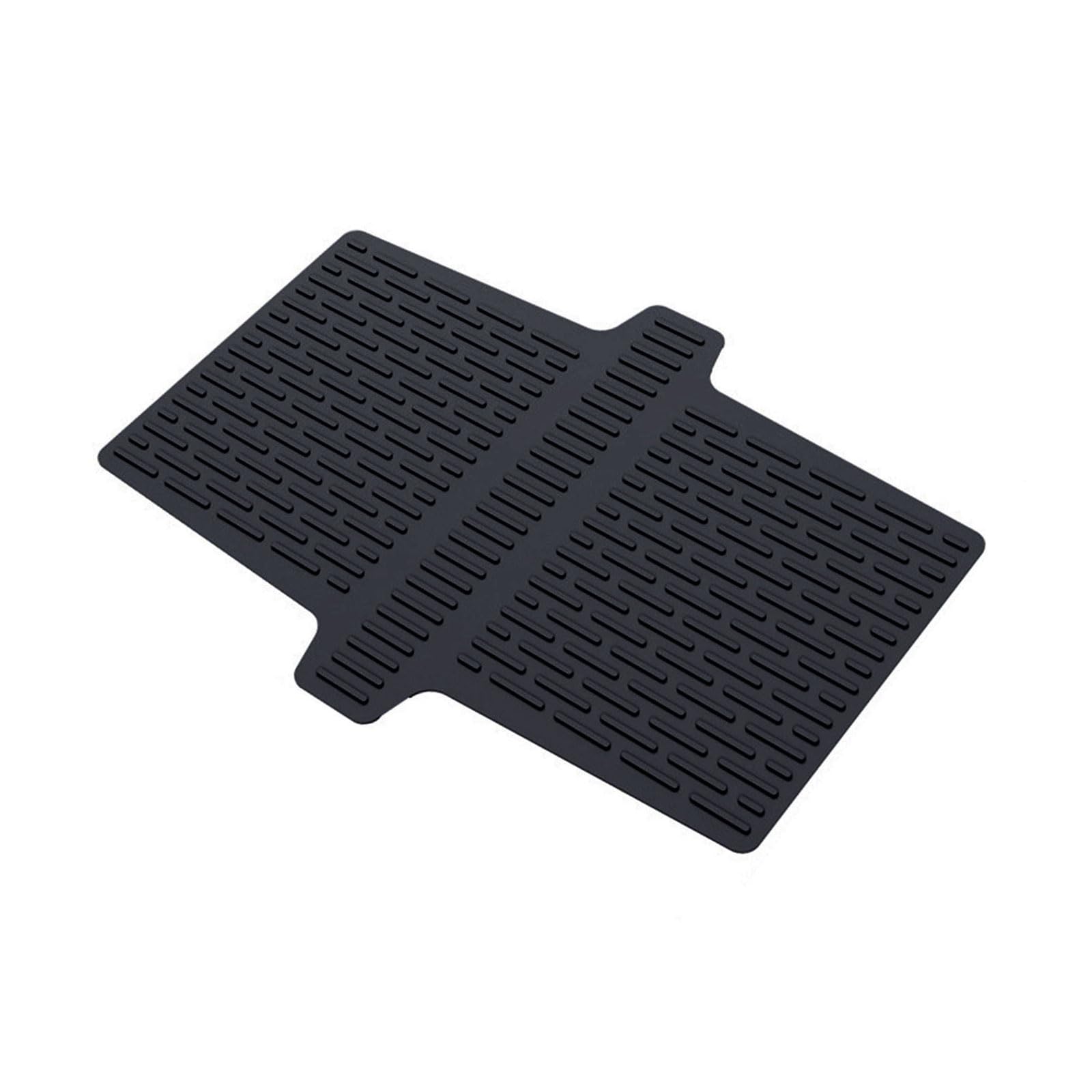 ZBIianxer Food Grade Silicone Sink Tray with Divider, Base Reduces Noise, Scratch-Proof & Optimizes Water Kitchen Sink Protector Pad