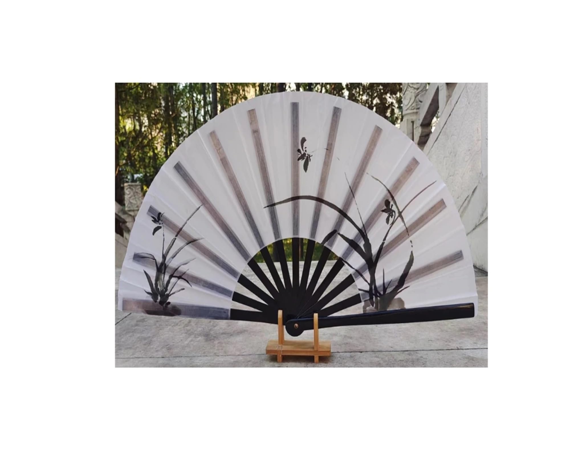 Tai Chi Fan Tai Chi Fan Kung Fu Martial Arts Wushu Art Cosplay Dance Performance for Fitness(Color 05)