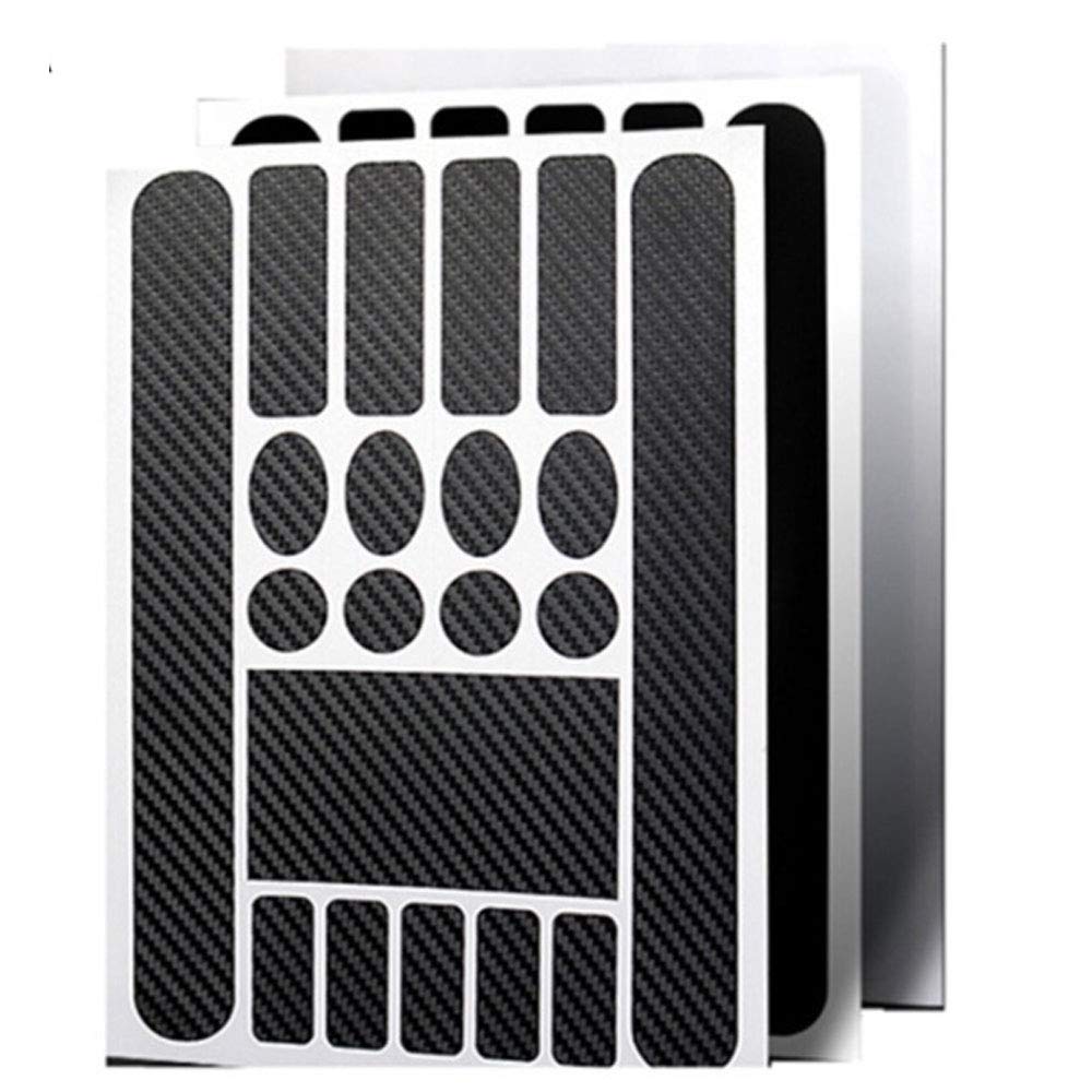 Lot de 2 films de protection autocollants pour chaîne de vélo - Pour VTT, vélo de route, cadre pliable - Noir mat