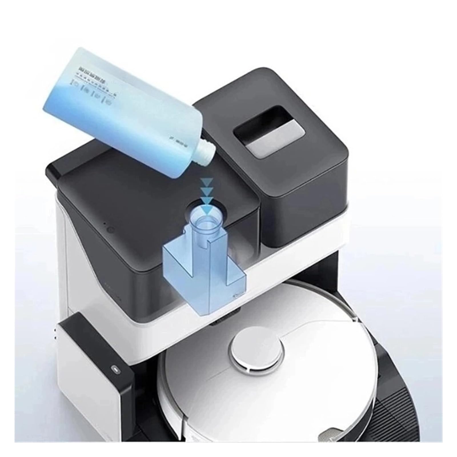 Bodenreinigungslösung. Kompatibel für Roborock. S7 Maxv Ultra S7 Pro Staubsauger-Ersatzteile 1L Wischroboter
