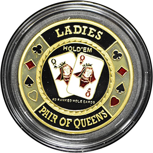 MRC POKER Hand Painted Poker Card Guard Protector - Ladies