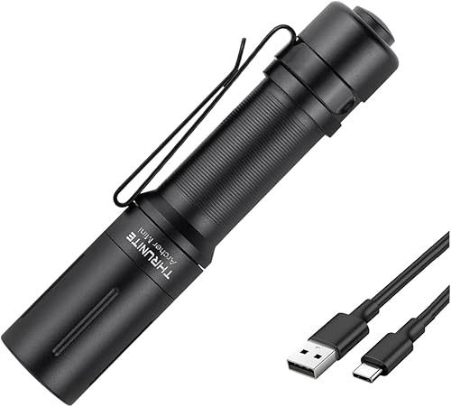 ThruNite EDC - Linterna Archer Mini, linterna LED con interruptor trasero de 405 lúmenes, recargable por USB C para campamento, al aire libre y disponible en Yaxa Colombia