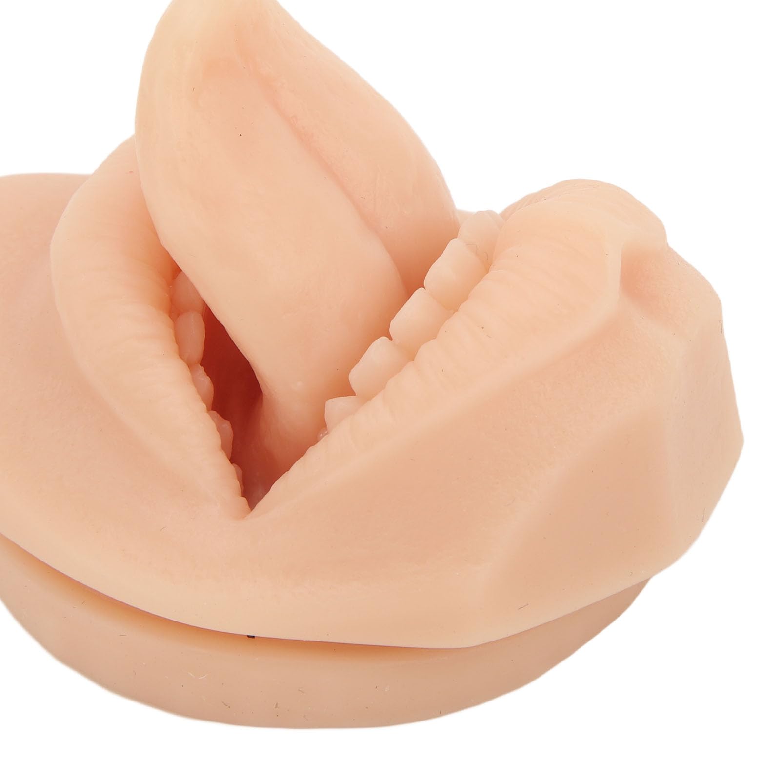 Parties du Corps de Pratique de Perçage Souples et Réutilisables, Modèle de Bouche de Langue en Silicone 3D, Conçu pour Imiter la Bouche et la Langue Humaines, pour les