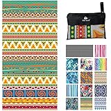 Microfiber Quick Drying Beach Towel for Travel - Extra Large XL 78x35 Bella Oversized Swim, Pool,...