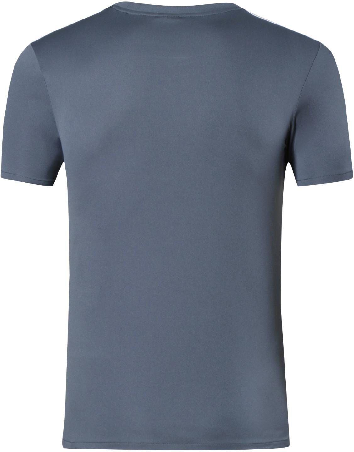 jeansian Herren Sport Kurzarm T-Shirt Tee Tshirt Tops LSL204 Gray XL