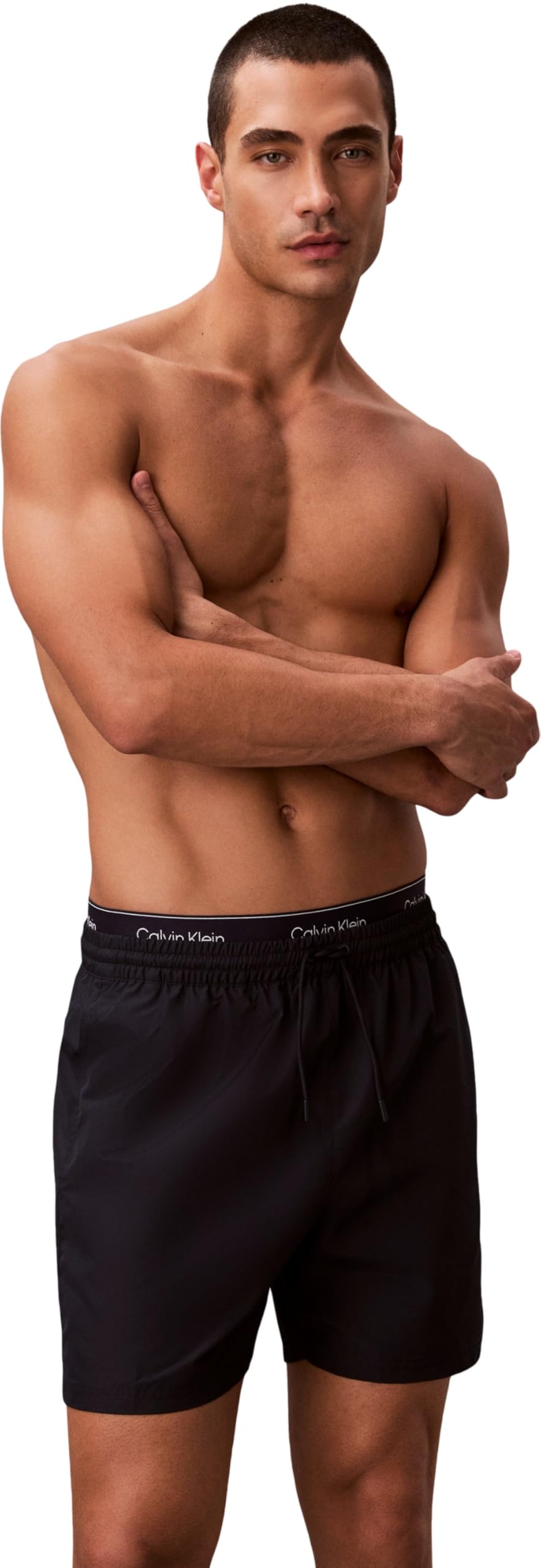 Calvin Klein Herren Medium Drawstring Lv00n61023 Badehose (1er Pack)