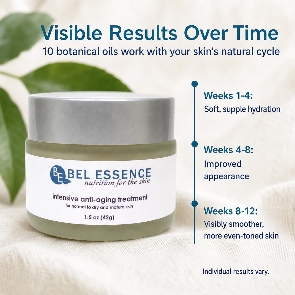 Amazon.com: Bel Essence Anti-Wrinkle Face Cream, 9-Oil Botanical