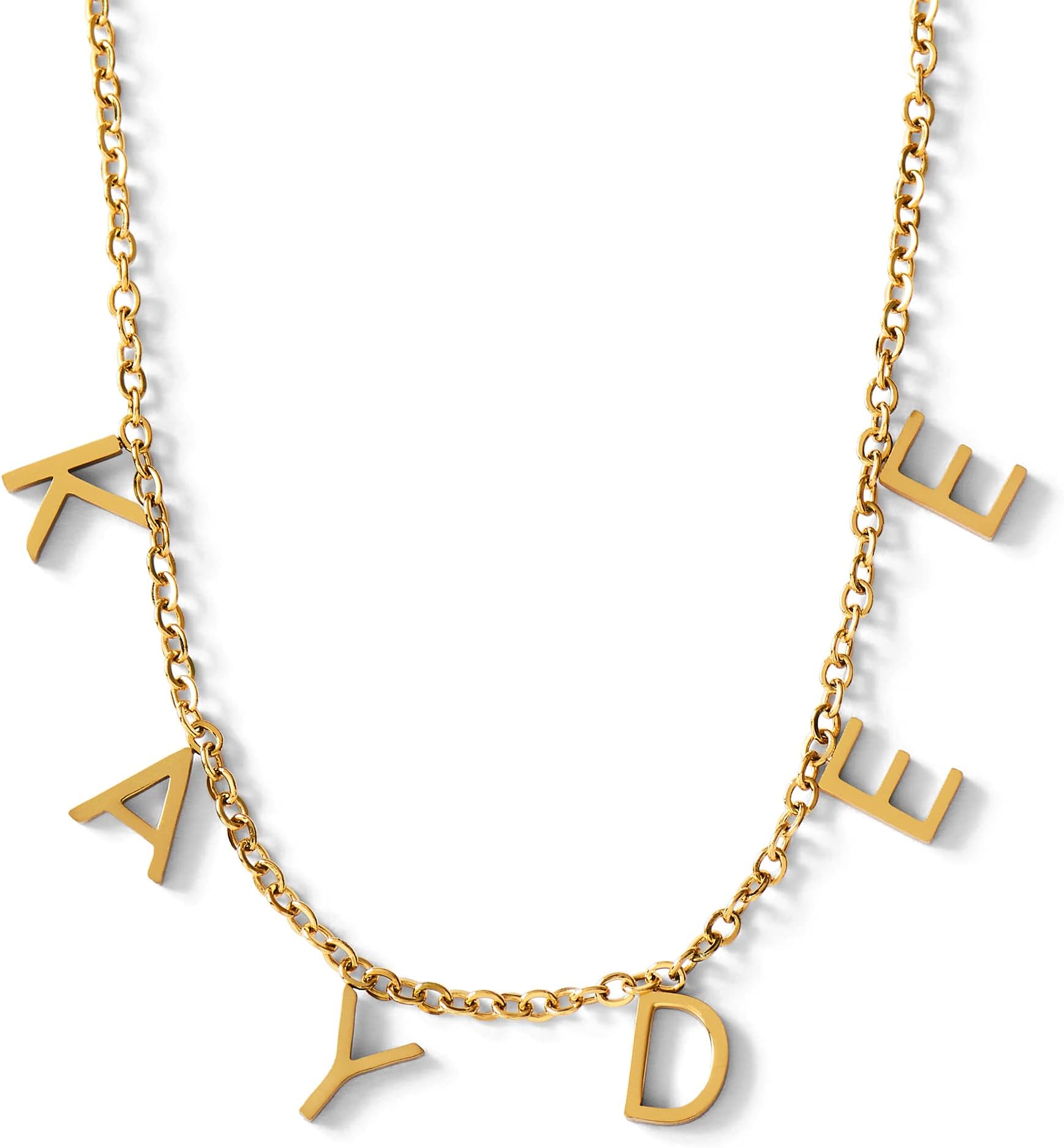 Kappa Delta Necklace โ KD 18K Gold Plated Sorority Gifts Necklace, Long-Lasting Kappa Delta Gifts for Women