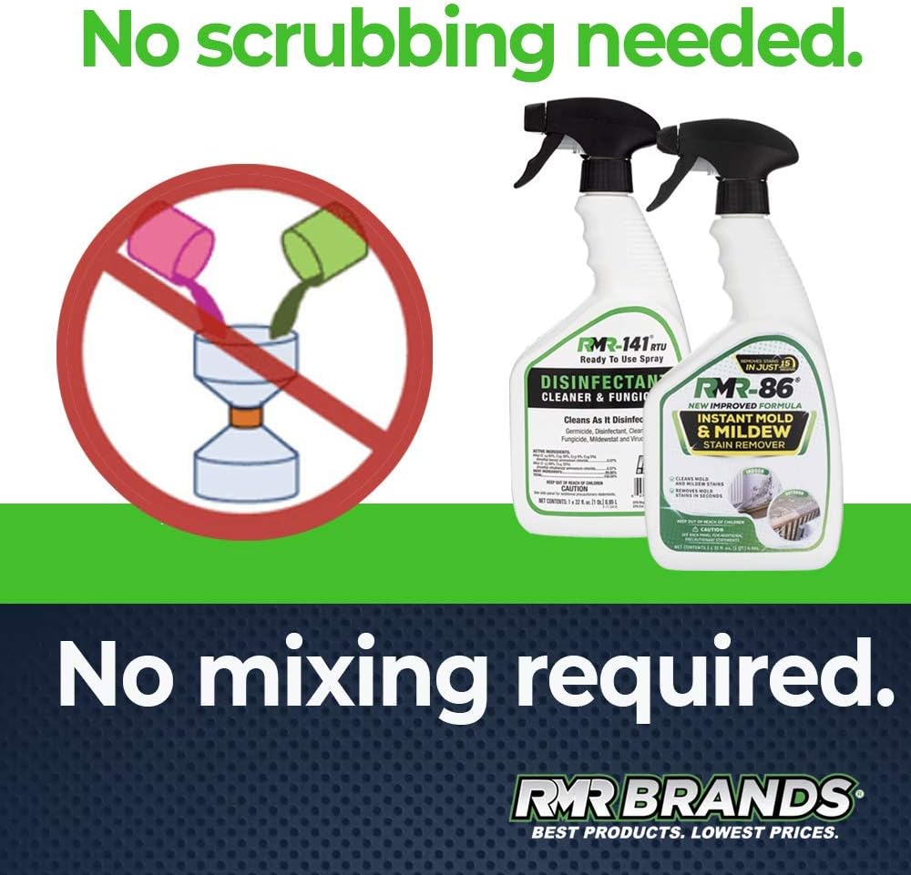 Buy Rmr Brands Complete Mold Killer Stain Remover Bundle Mold And Mildew Prevention Kit