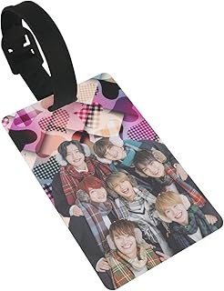 荷物タグ なにわ男子 (5) 目印 名札 人気 おしゃれ 搭乗の荷札 便利 旅行用品 紛失防止 ネームプレート グッズ 住所/電話番号