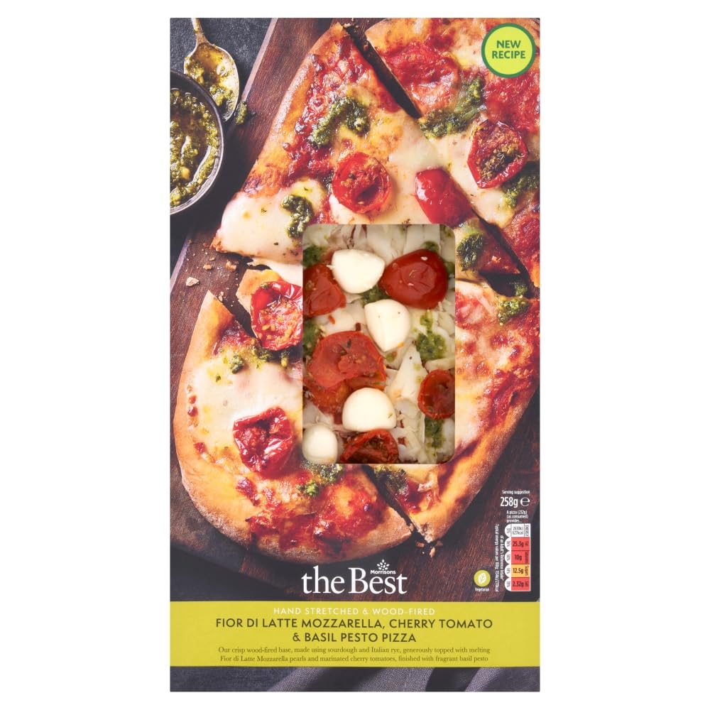 Morrisons The Best Single Serve Margherita & Pesto, 258g