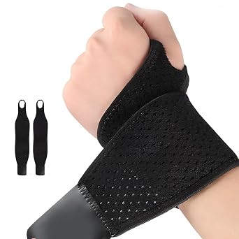 Wrist Brace Carpal Tunnel for Man and Woman,Wrist Support Adjustable for Fitness,Weightlifting,Sports Protectin2 PCS