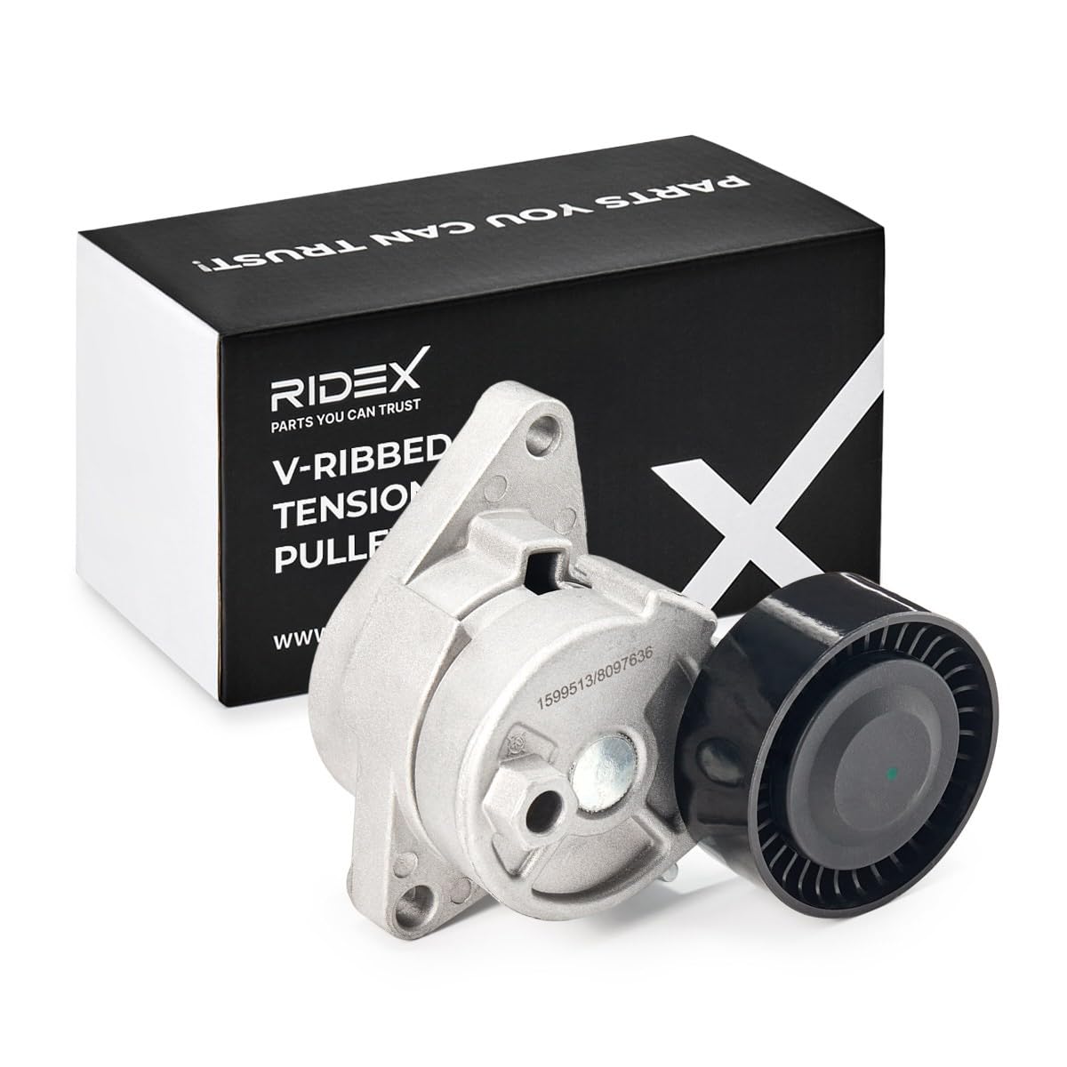 RIDEX 310T0022 Polea tensora correa poli V Compatible con BMW 3 Sedán E46